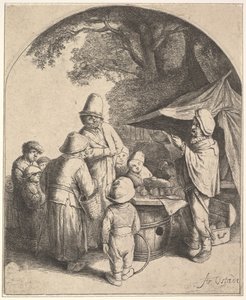 The Quack, 1610-85. alkotó: Adriaen Jansz. van Ostade