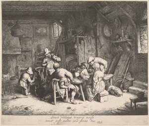 Az íz, 1610-85. alkotó: Adriaen Jansz. van Ostade