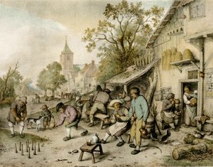 A tekézők alkotó: Adriaen Jansz. van Ostade