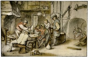 A zenész alkotó: Adriaen Jansz. van Ostade