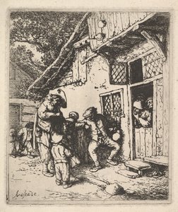 Utazó zenészek, 1610-85. alkotó: Adriaen Jansz. van Ostade