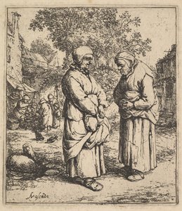 Két pletyka, 1610-85. alkotó: Adriaen Jansz. van Ostade