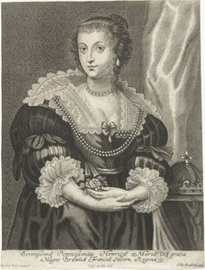 Henrietta Maria, Anglia I. Károly feleségének portréja