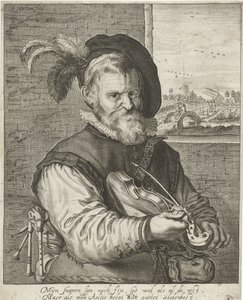Öreg hegedűs alkotó: Adriaen Matham