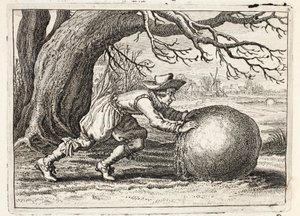 Becsület és erény, illusztráció Johannes de Brune (1589-1658), Jan Jacobs Schipper „Emblemata of Zinne-werk” című művéből, Amszterdam, 1661 alkotó: Adriaen Pietersz van de Venne