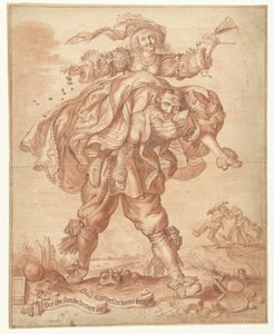 Erős lábak szükségesek a luxus hordozásához „Erős lábak szükségesek a luxushoz” alkotó: Adriaen Pietersz van de Venne