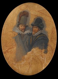 Maurits herceg (1567-1625) és Frederik Hendrik (1584-1647) portréja alkotó: Adriaen Pietersz van de Venne