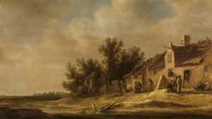 Táj (olaj a panelen) alkotó: Adriaen Thomasz Key
