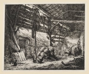 A pajta alkotó: Adriaen van Ostade