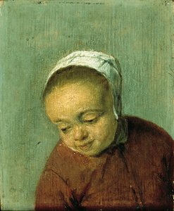 Egy lány feje alkotó: Adriaen van Ostade