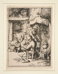 Le p?re de famille (a család apja) alkotó: Adriaen van Ostade