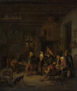 Vidám paraszti társaság alkotó: Adriaen van Ostade