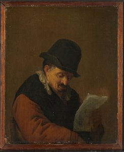 Olvasó férfi alkotó: Adriaen van Ostade