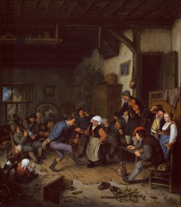 Vidámok egy fogadóban, 1674. alkotó: Adriaen van Ostade