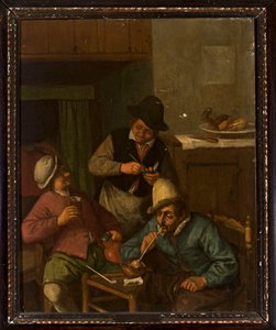 Dohányosok alkotó: Adriaen van Ostade
