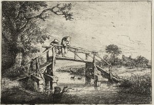 A Horgászok alkotó: Adriaen van Ostade