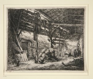 A Pajta alkotó: Adriaen van Ostade