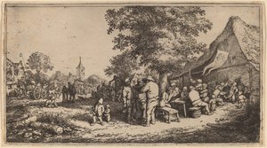 A Vásár alkotó: Adriaen van Ostade