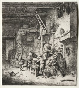 A család alkotó: Adriaen van Ostade