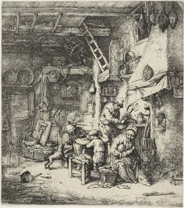 A család alkotó: Adriaen van Ostade
