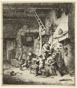A család alkotó: Adriaen van Ostade