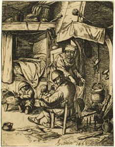 A Pater Familias alkotó: Adriaen van Ostade