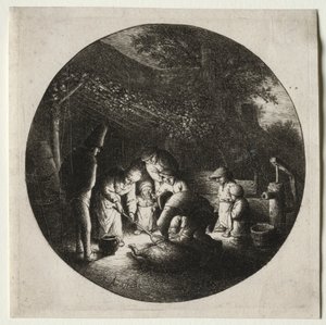 A Disznótorok alkotó: Adriaen van Ostade