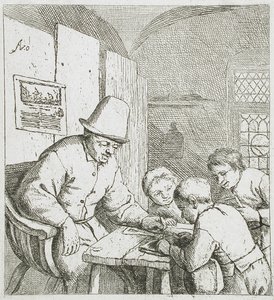 Az iskolaigazgató alkotó: Adriaen van Ostade