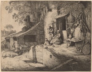 A Spinner alkotó: Adriaen van Ostade