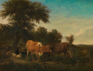 Tájkép alkotó: Adriaen van de Velde