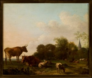 Legelő alkotó: Adriaen van de Velde
