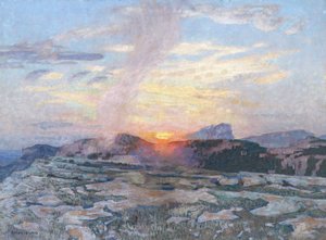 Naplemente Provence-ban, 1927 körül