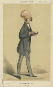 The Honourable George Glyn (színes litográfia) alkotó: Adriano Cecioni