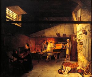 A pékség belseje alkotó: Adriano Trojani