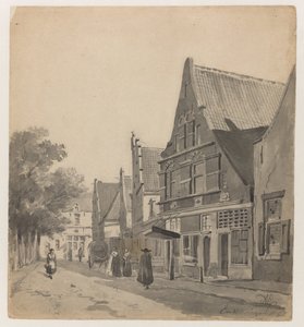 Kilátás a Zuiderhavendijkre Enkhuizenben Enkhuizen 60 (cím a tárgyon)