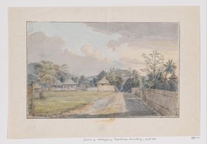 Kilátás Malangbong, Sumedang Regency, Priangan, Nyugat-Jáva