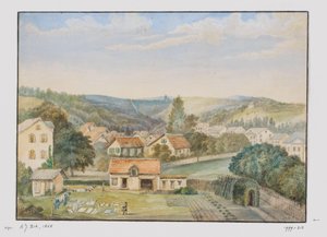 Kilátás Soden-am-Taunusra, Németország