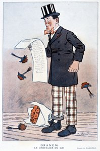 Jules Renard (1864/1910) francia író rajzfilmje, Barrère, A. 1923. alkotó: Adrien Barrere