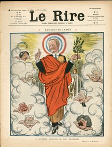 A „Le Lire” címlapja, színekben szatirikus alkotó: Adrien Barrere