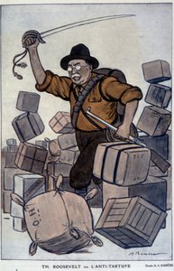 Théodore Roosevelt – Barrère, a „” Fantasio” című filmben, 1915.09.01. alkotó: Adrien Barrere