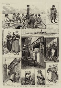 Kirándulás Marken szigetére, Zuyder Zee, Hollandia