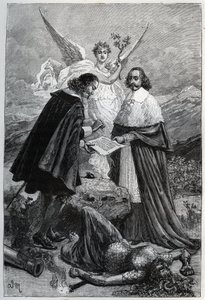 A pireneusi békeszerződés allegóriája november 7-én alkotó: Adrien Emmanuel Marie