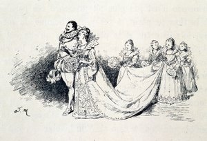 Riquet a la Houppe – Charles Perrault „A tündérmesékben”, Adrien Marie illusztrációi alkotó: Adrien Emmanuel Marie