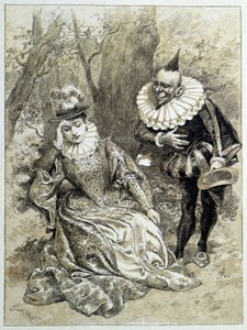 Riquet à la Houppe – Charles Perrault „” Tündérmesék” című filmjében, Adrien Marie illusztrációi