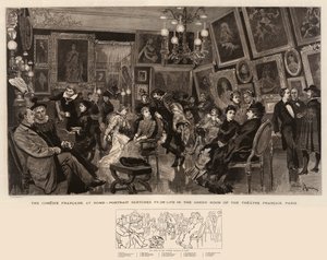 A Comedie Francaise otthon, portrévázlatok az életből a párizsi Theatre Francais zöld szobájában, Párizsban