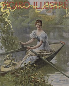 En Szajna (A Szajnán). A Le Figaro Illustre borítója, 1895. július