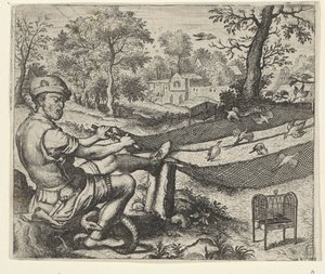Mese a madárfogóról és a kígyóról alkotó: Egidius  Sadeler (II)