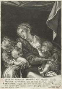 Szerelem / Caritas alkotó: Egidius  Sadeler (II)