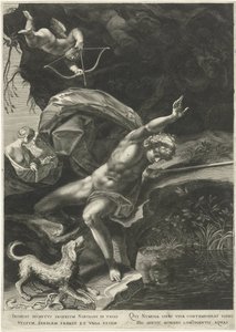 Nárcisz a kútnál Herkules és Cerberus