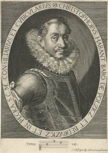 Krystof Harant zeneszerző portréja 1564-1621, kb. 1600
